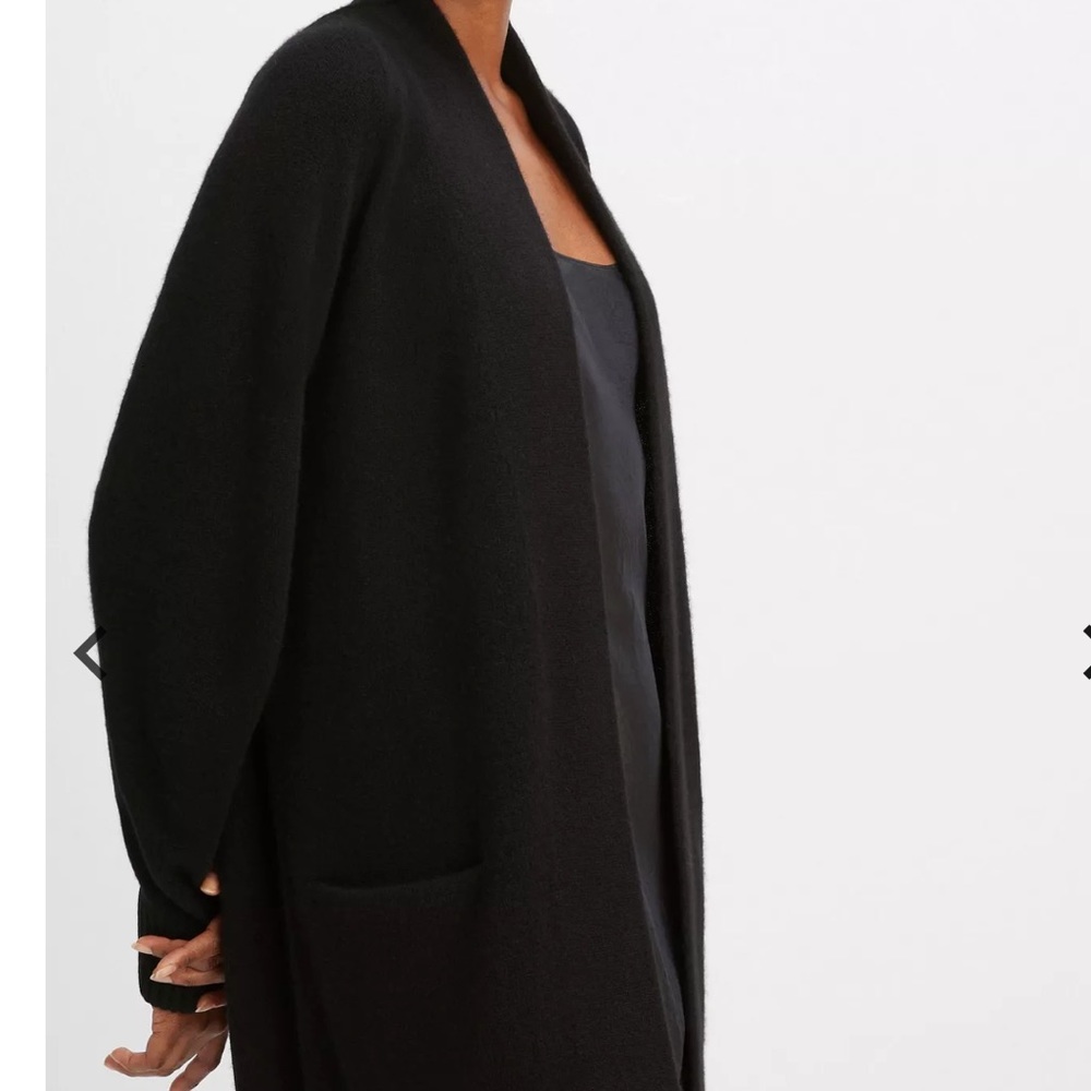 Vince. 100% Cashmere Open-Front Cardigan - Picture 4 of 11